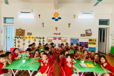 5TA2 Trường Mầm non Trực Mỹ, Rộn ràng các hoạt động  chào mừng ngày Phụ nữ Việt Nam 20-10.