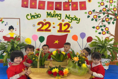 LỚP NHÀ TRẺ A2 TRƯỜNG MẦM NON TRỰC MỸ HOẠT ĐỘNG KỶ NIỆM 81 NĂM NGÀY THÀNH LẬP QUÂN ĐỘI NHÂN DÂN VIỆT NAM  (22/12/1944 – 22/12/2025)