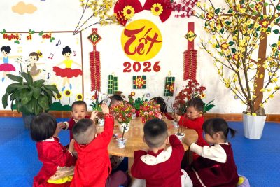 HOẠT ĐỘNG TRẢI NGHIỆM Ý NGHĨA ĐÓN TẾT                                                 LỚP NHÀ TRẺ A2