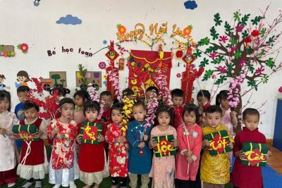 HOẠT ĐỘNG MỪNG XUÂN – ĐÓN TẾT TẠI LỚP MẪU GIÁO 3 TUỔI A3