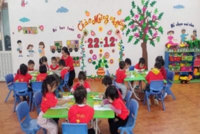 HOẠT ĐỘNG  CHÀO MỪNG NGÀY 22/12 CỦA CÔ VÀ TRÒ LỚP 3 TA3