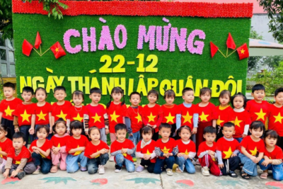 LỚP 4TA2 – TRƯỜNG MẦM NON TRỰC MỸ THAM GIA CHUỔI HOẠT ĐỘNG TRẢI NGHIỆM CHÀO MỪNG 81 NĂM NGÀY THÀNH LẬP QUÂN ĐỘI NHÂN DÂN VIỆT NAM (22/12/1944 – 22/12/2025).